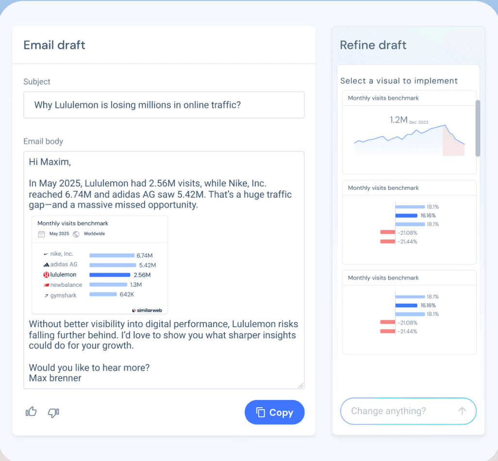 An image of Freelio's budget ui