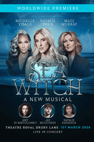 Book Sea Witch tickets at Theatre Royal Drury Lane. World premiere concert starring Michelle Visage, Natalie Paris and Mazz Murray