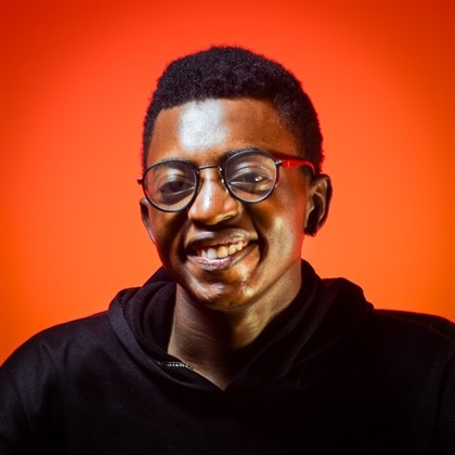 Portrait image of recently hired tech professional