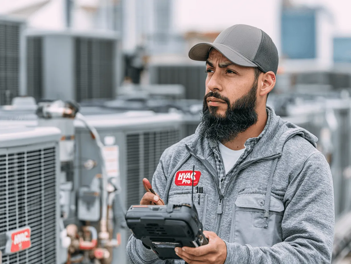 HVAC tech commissioning system