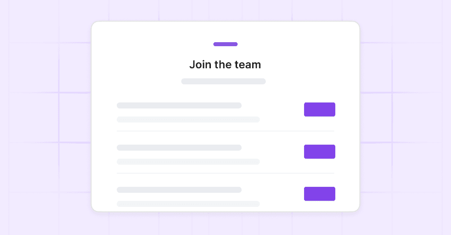 Design inspiration for careers page