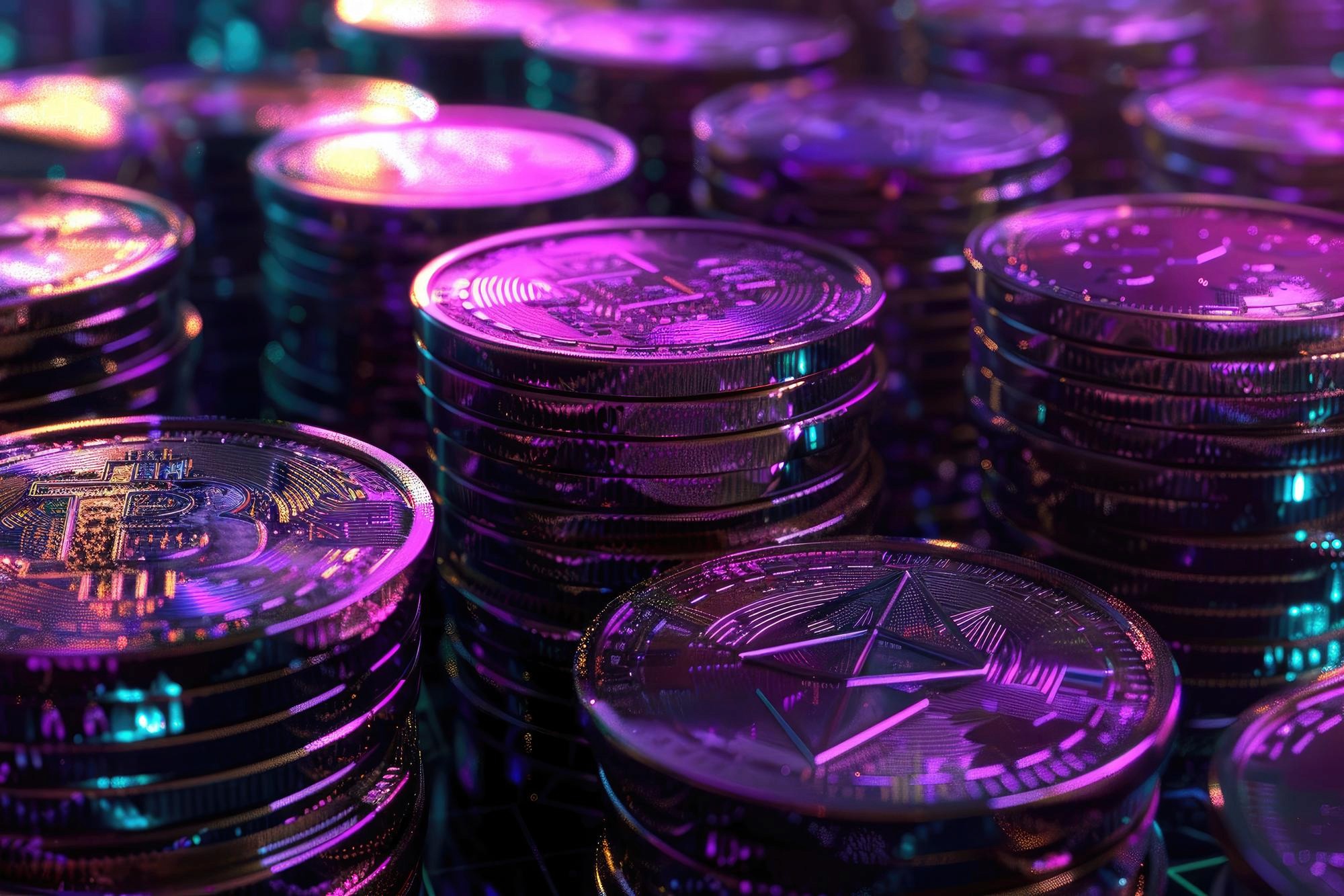 Focused man wearing a cap working on a laptop at a modern desk in a minimal office setting.