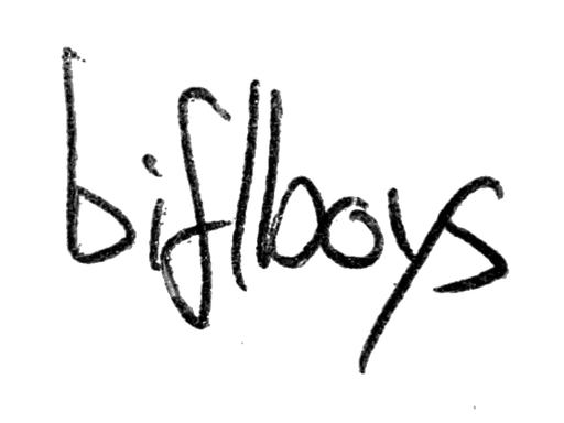 signature of the name "biflboys" in black.