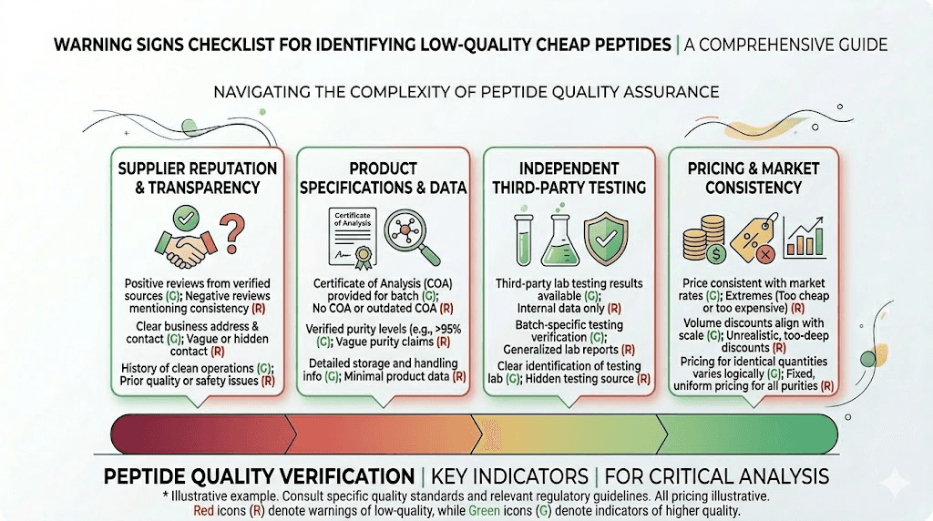 Red flags when buying cheap retatrutide peptides