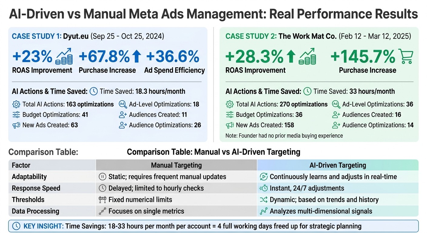 AI vs Manual Meta Ads Management: Performance Comparison
