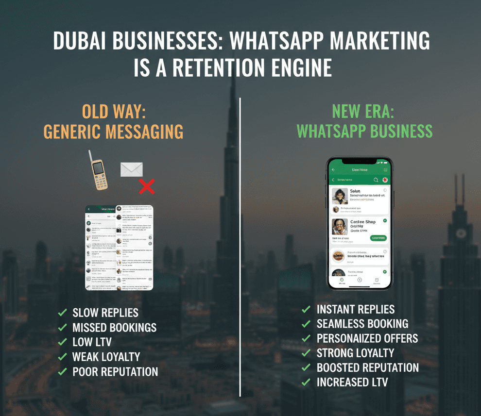 Whatsapp Marketing is a retention engine for Dubai businesses