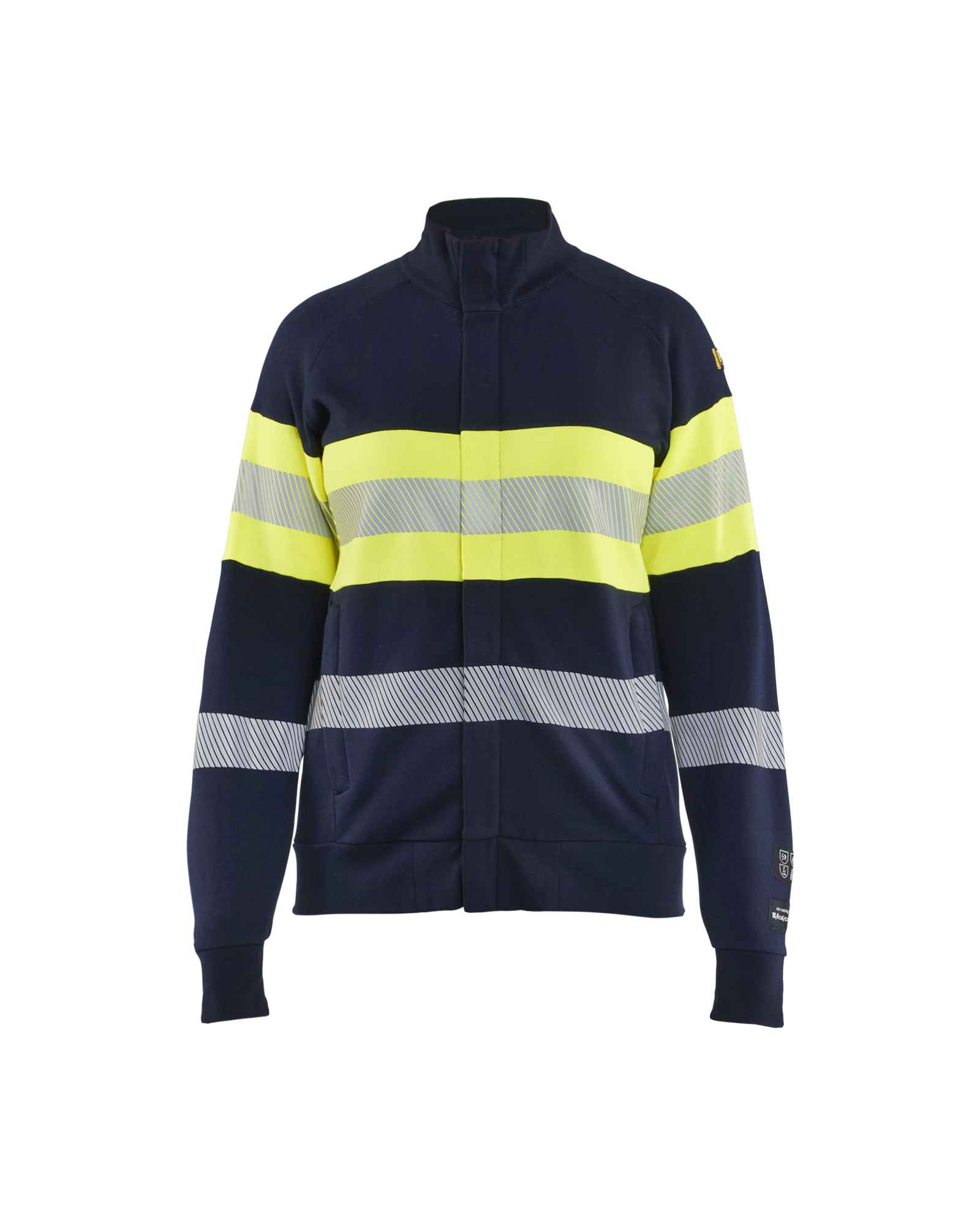 Voorbindschort dames bij Vanatex — Blåkläder Dames Multinorm Sweatshirt met rits
