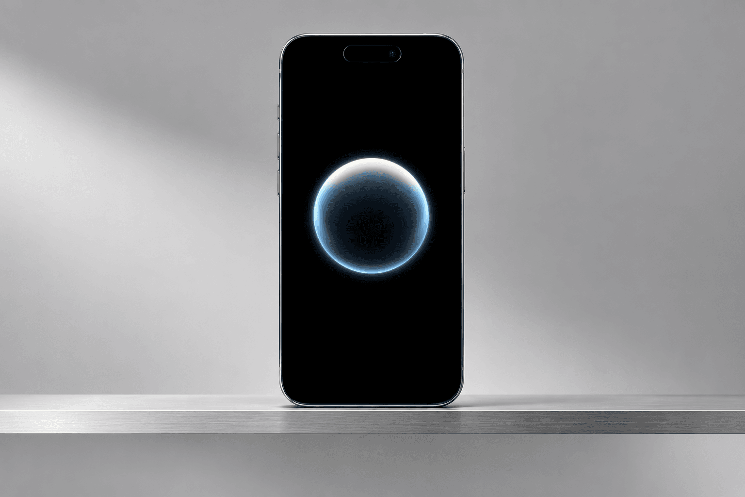 circle wallpaper on the iphone mockup