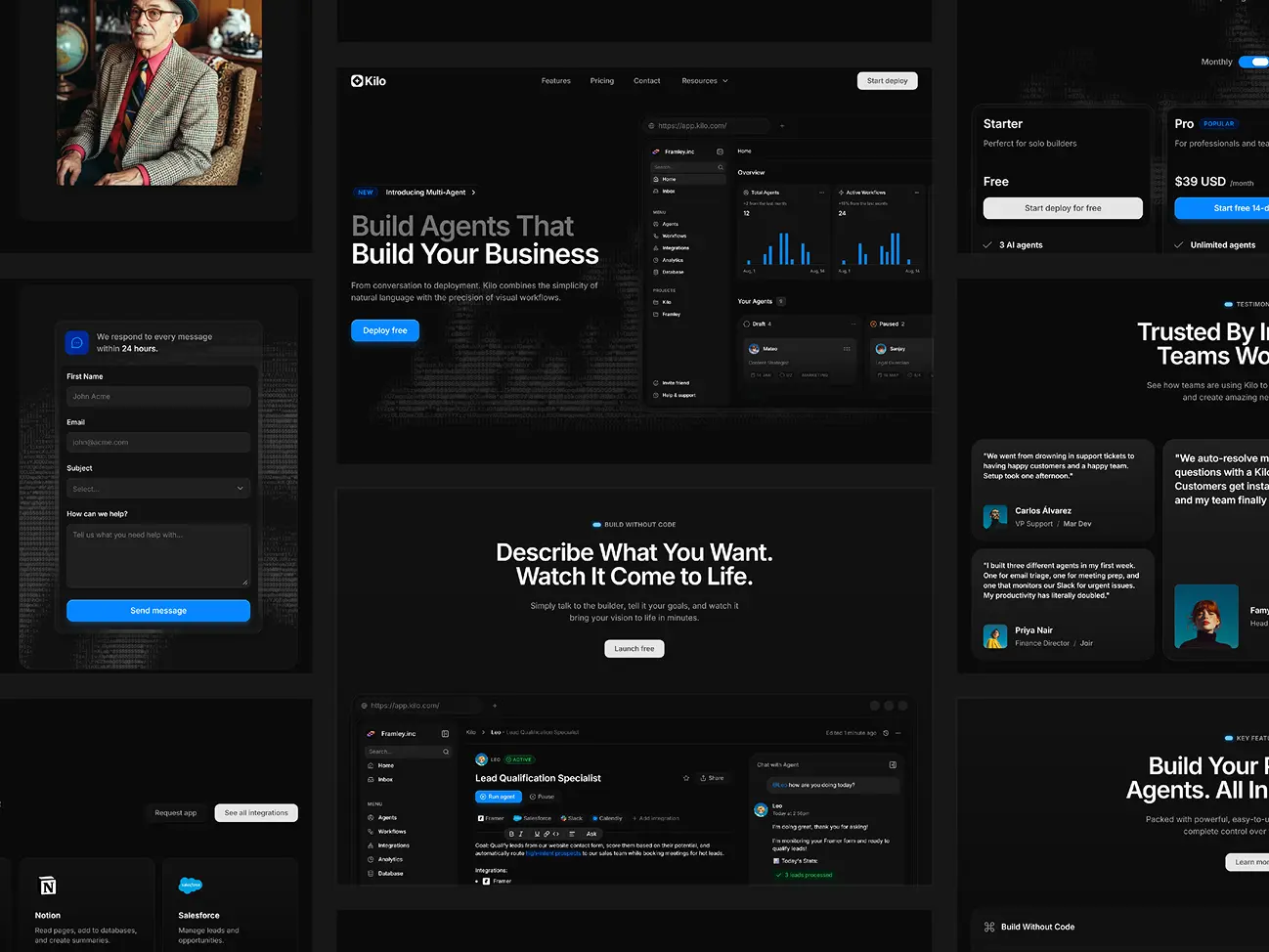 Kilo all pages preview