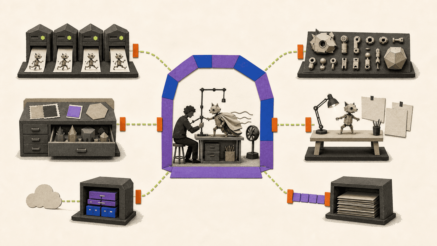 Short Maya trial path and verified education workspace shown separately from an ongoing commercial production studio.