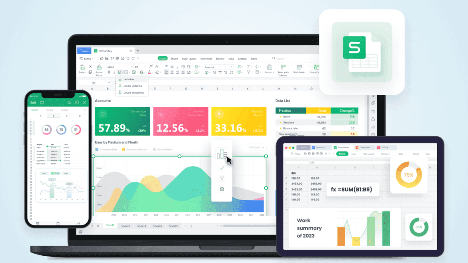 WPS Office Spreadsheets