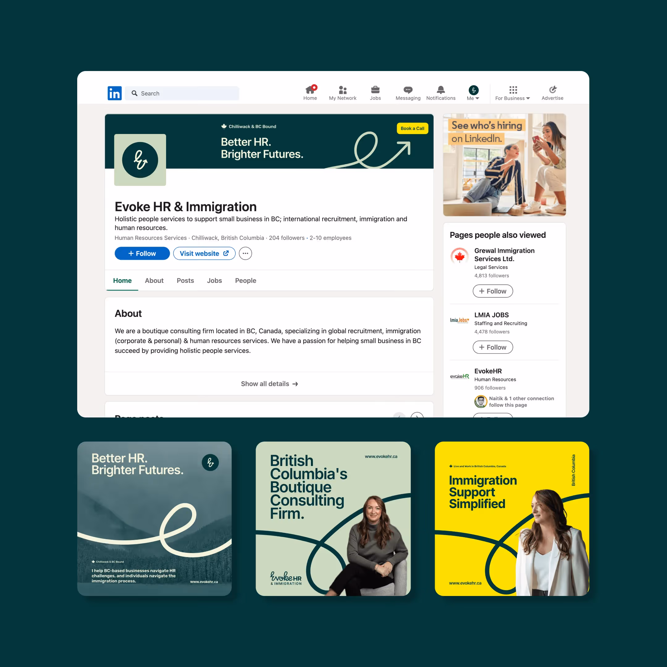 Website screens and brand photography for coaching & consulting clients