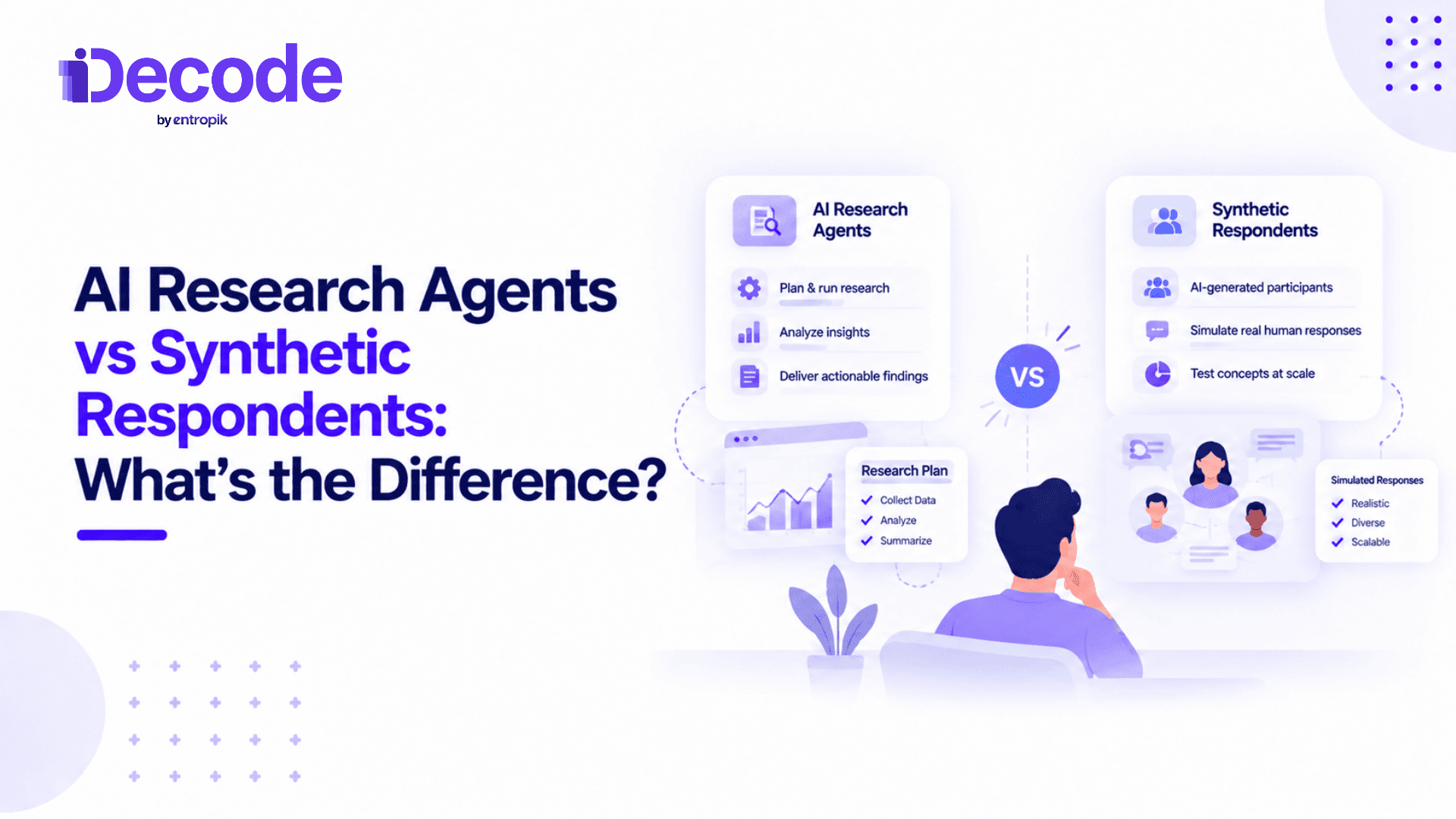 AI Research Agents vs Synthetic Respondents
