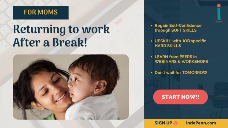 For moms returning to work after a break