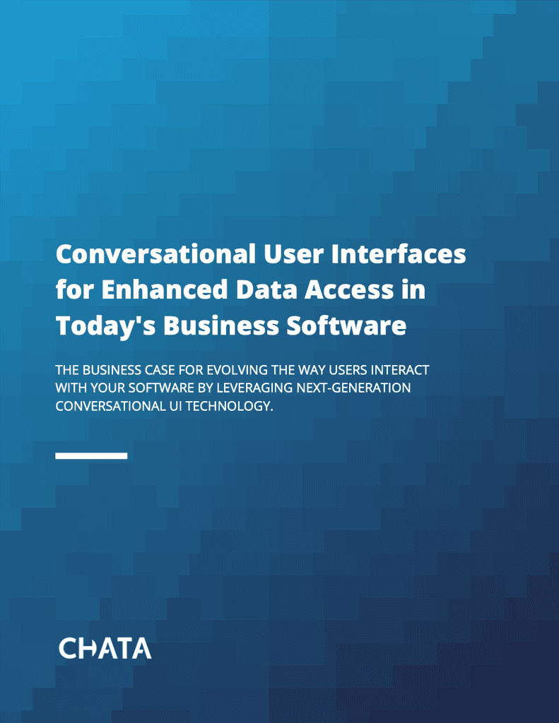 Conversational user interface for enhanced data access white paper
