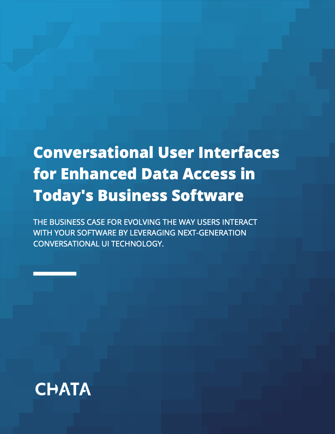 Conversational user interface for enhanced data access white paper