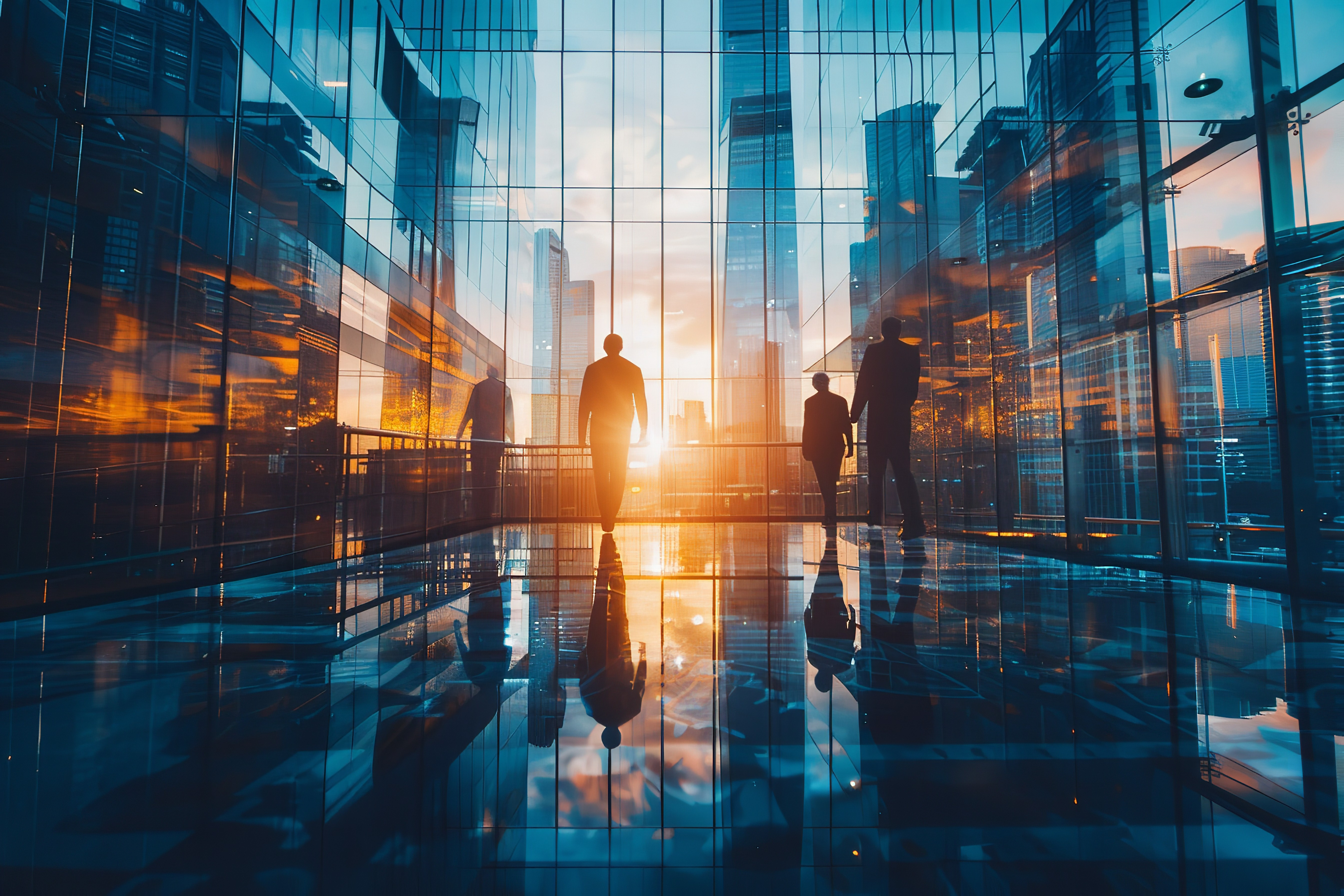 A smiling man with curly hair is sitting at a desk, looking at the camera, with a laptop and a lamp in the background.