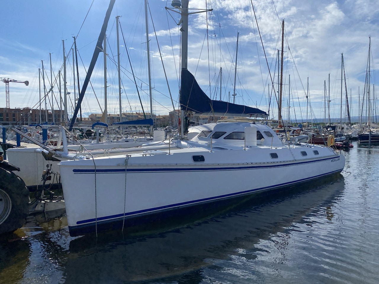 Suivi de chantier sur un catamaran Outremer