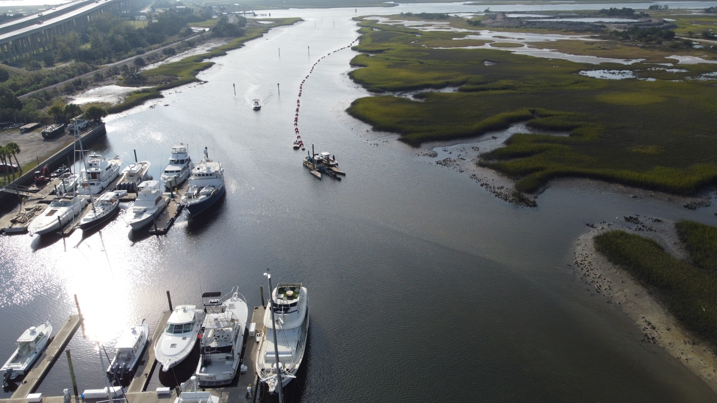Winward at Amelia Island marina inlet view