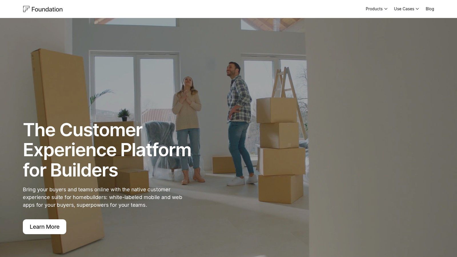 Screenshot from https://buildwithfoundation.com