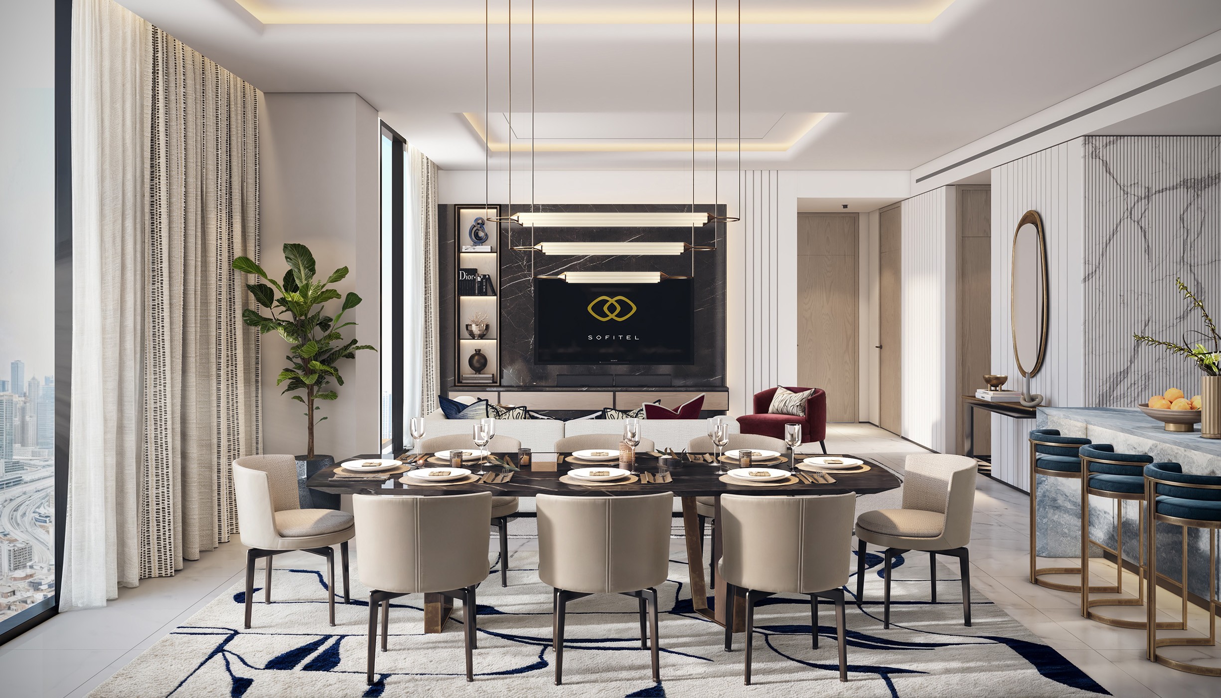 Sofitel Residences Dining Room