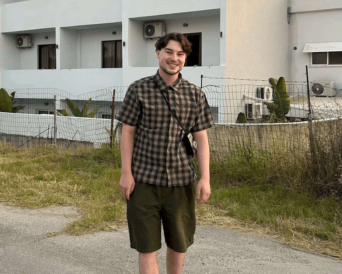 A young girl smiling