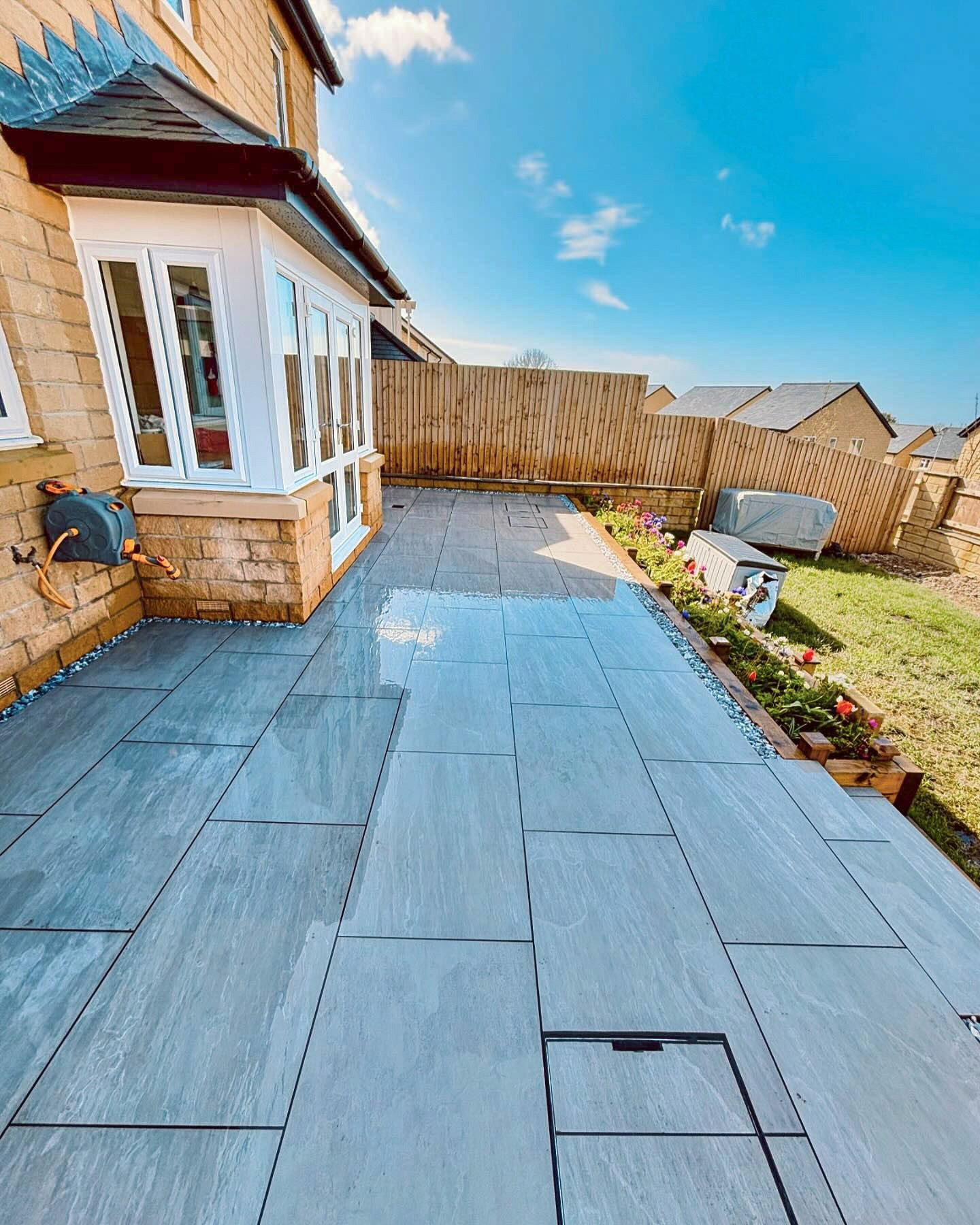 modern house by the sea