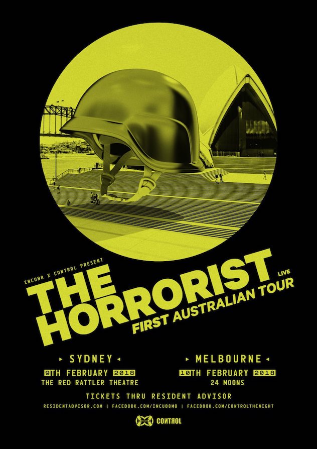 The Horrorist makes his Australian debut in February