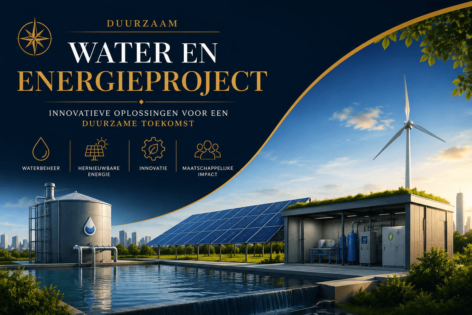 Duurzaam Water en Energieproject van Nael van der Aaksh
