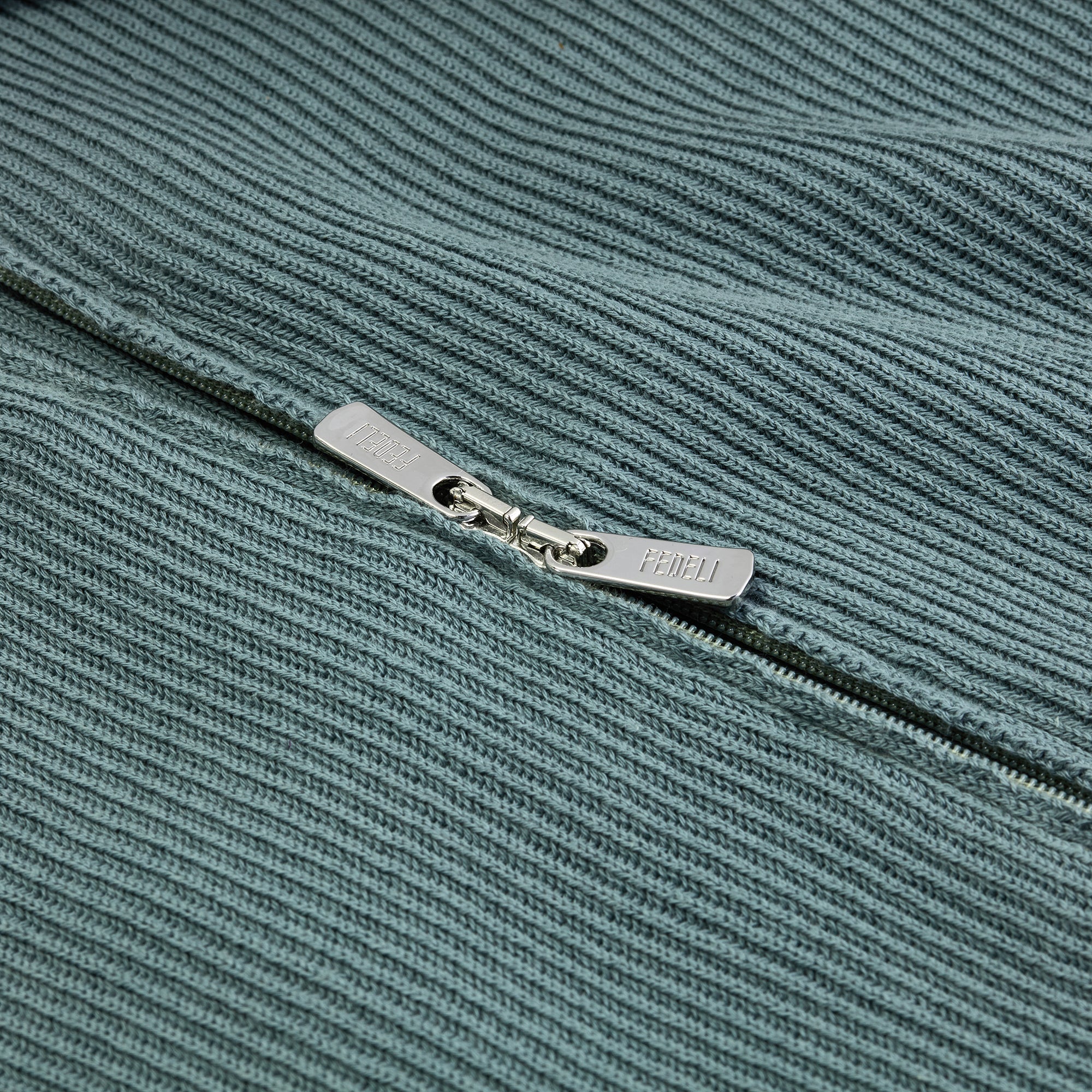 Paul Open Giza Dusty Full Zip Cardigan - Mandelli UK