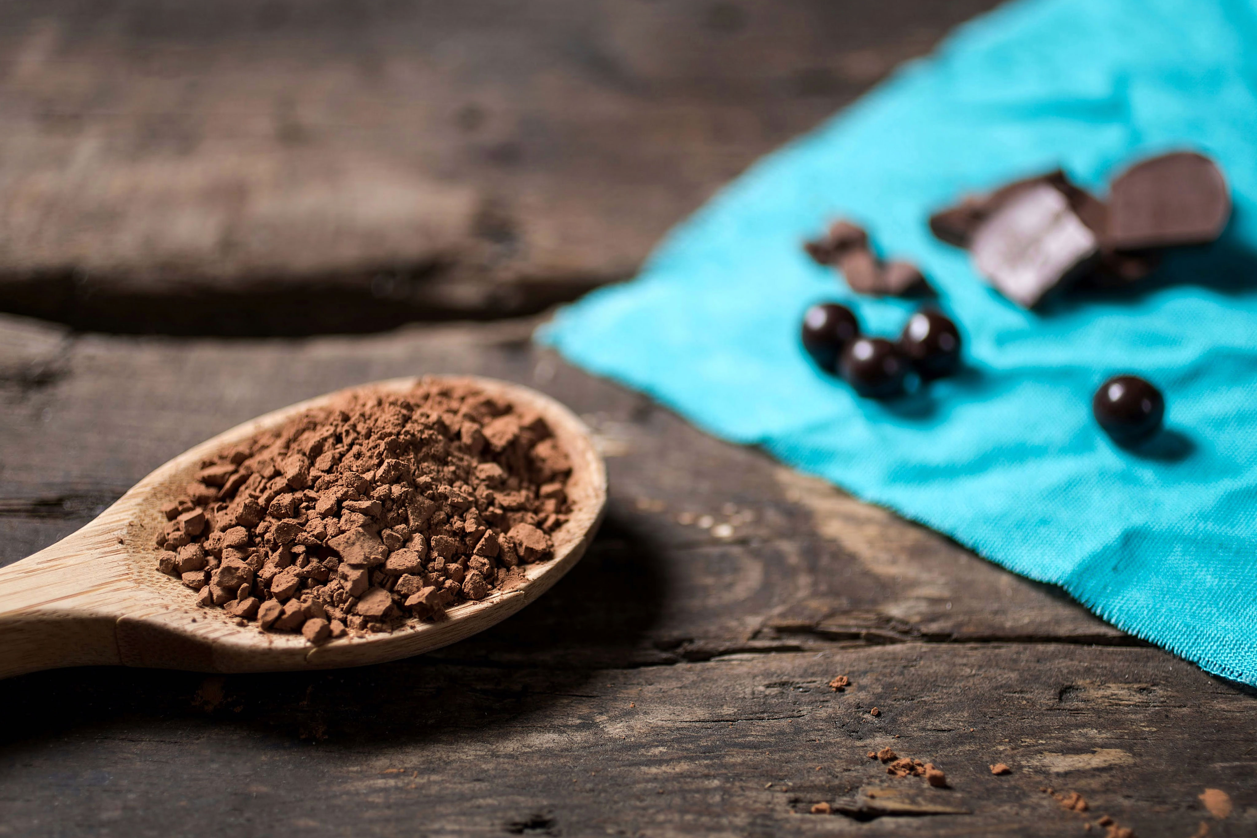 brown round food on white ceramic bowl