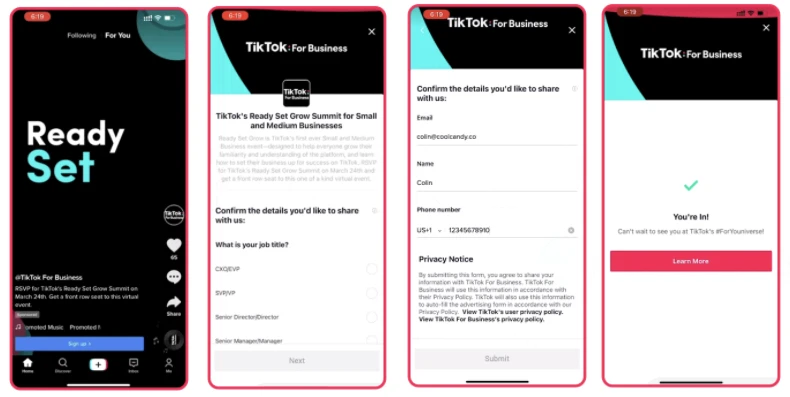 TikTok Smart+ Lead Generation 