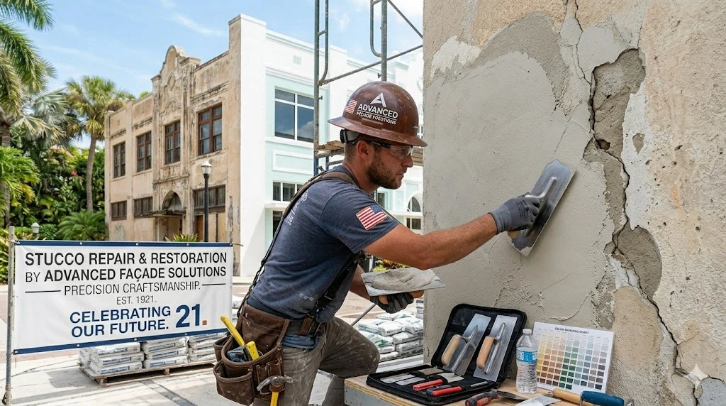 Retractable and fixed awning installation on a Fort Lauderdale residential and commercial property — Planet Construction FL