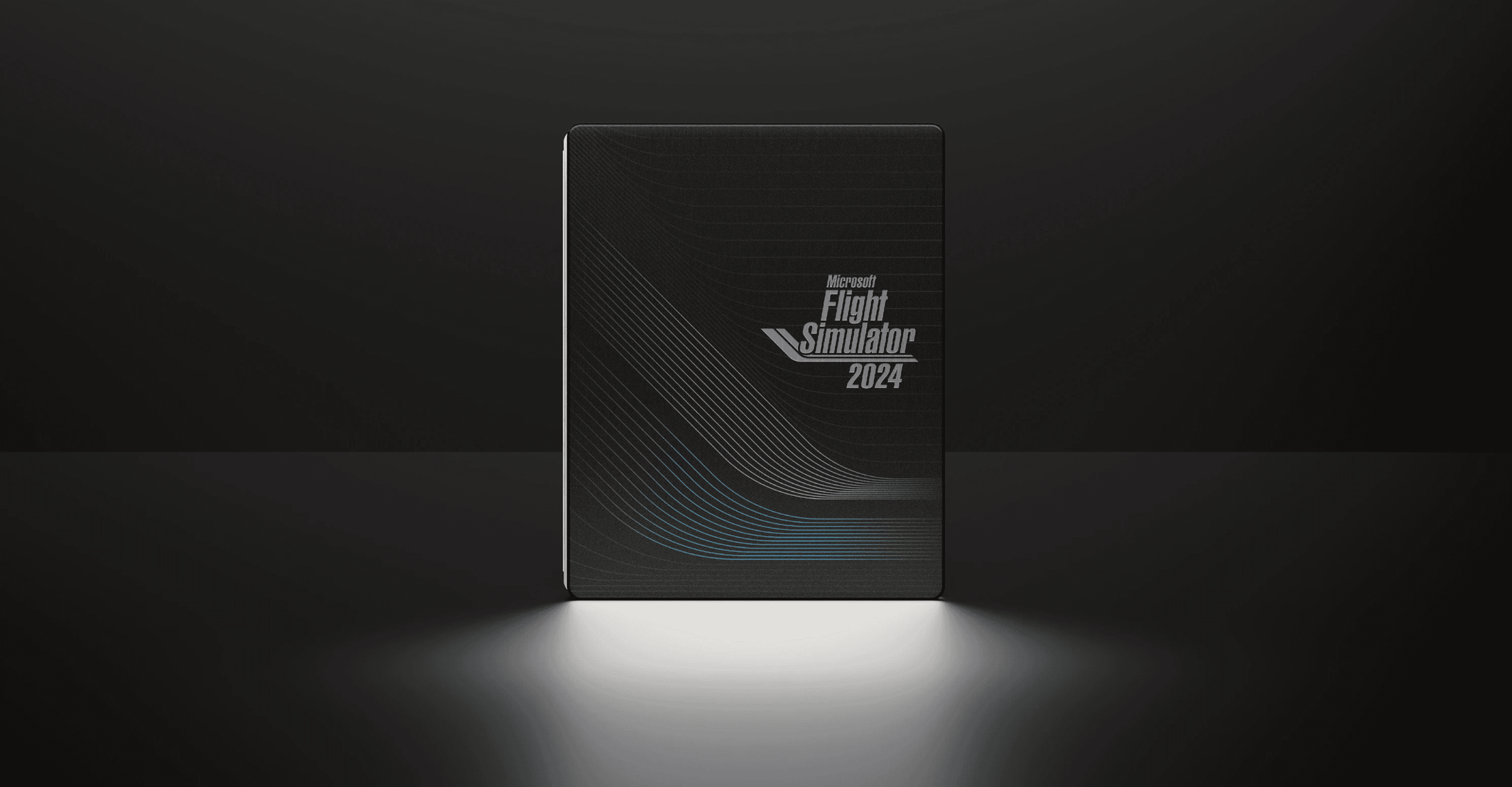 Boxshot of Microsoft Flight Simulator 2024 game packaging Steelcase edition