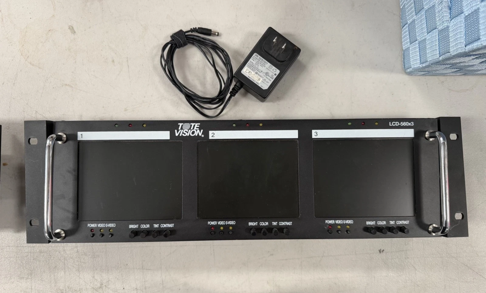 ToteVision LCD-560X3 Rack-Mount 3-Screen Monitor System — used ToteVision for sale from UpLight Technologies