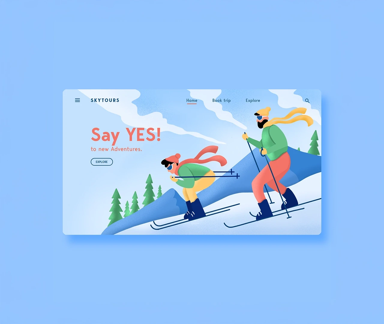 UI UX screens designed for clarity