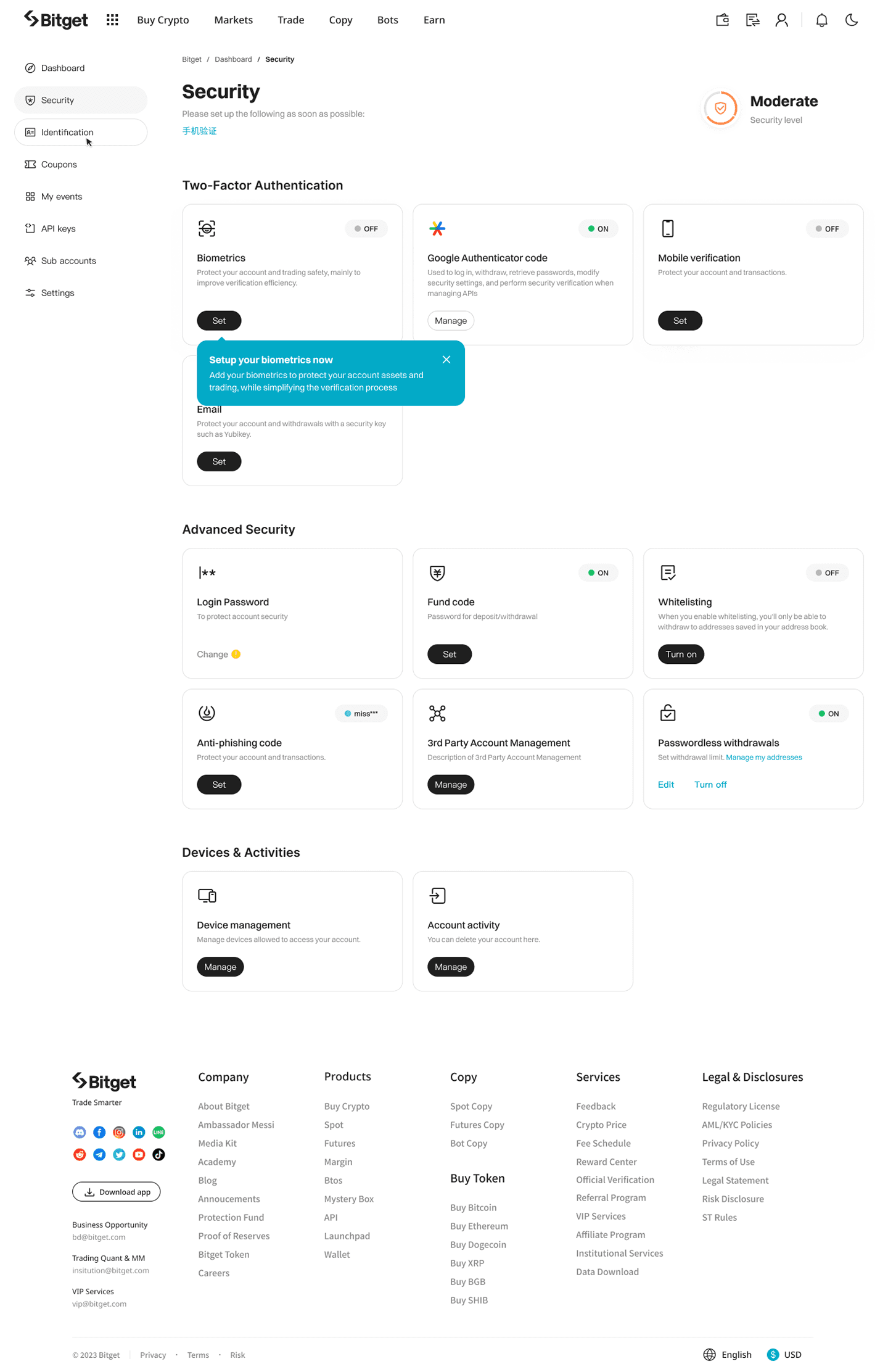 Bitget 5