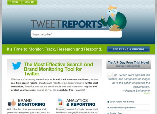 Find out when your top fans are most active: TweetReports