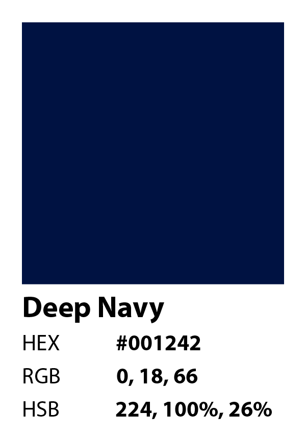color swatch info deep navy