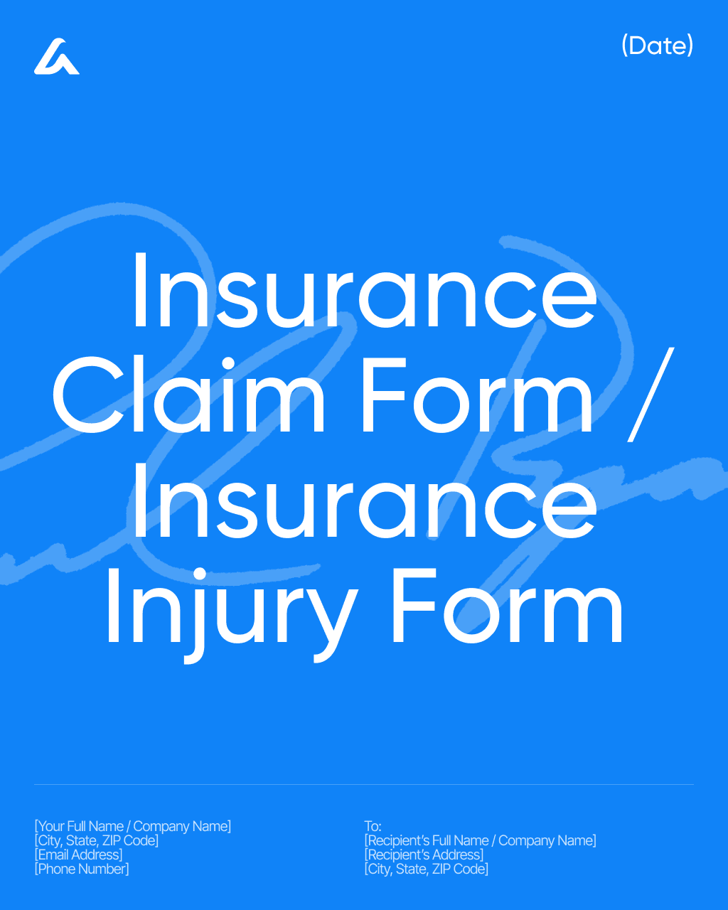 Insurance Claim Form / Insurance Injury Form