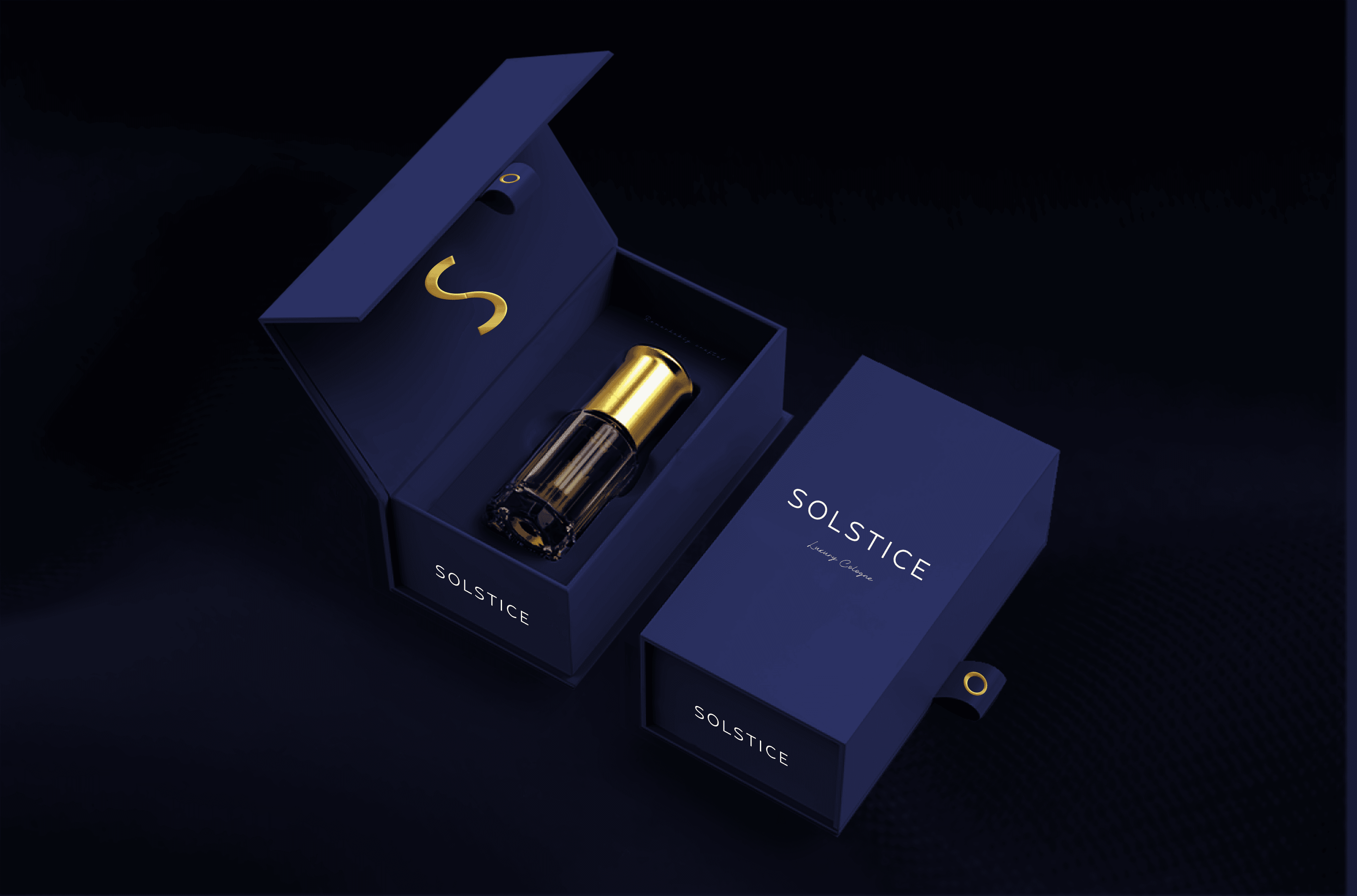 luxury cologne bottle