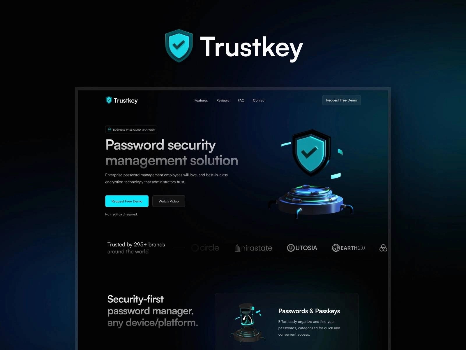 trustkey secure saas template