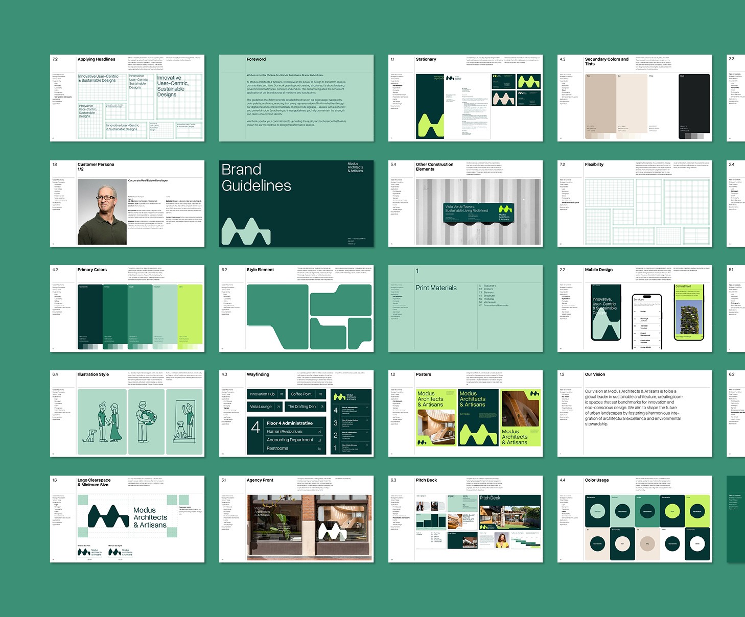 Brand Guidelines design MAA by Typefool