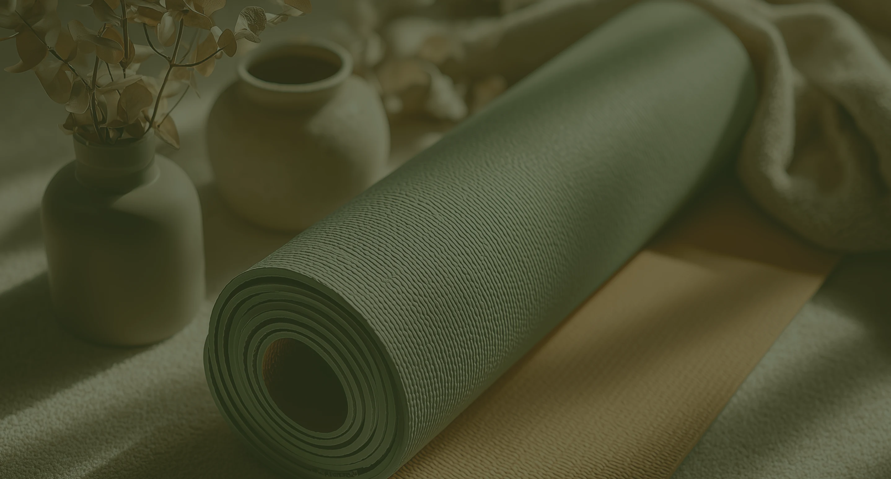 Women practicing yoga in a calm studio setting
