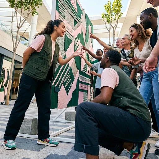 Équipe technique en plein tournage dans un atelier industriel avec un stabilisateur de caméra professionnel, illustrant notre expertise en "Production audiovisuelle" pour valoriser les métiers et les savoir-faire.
