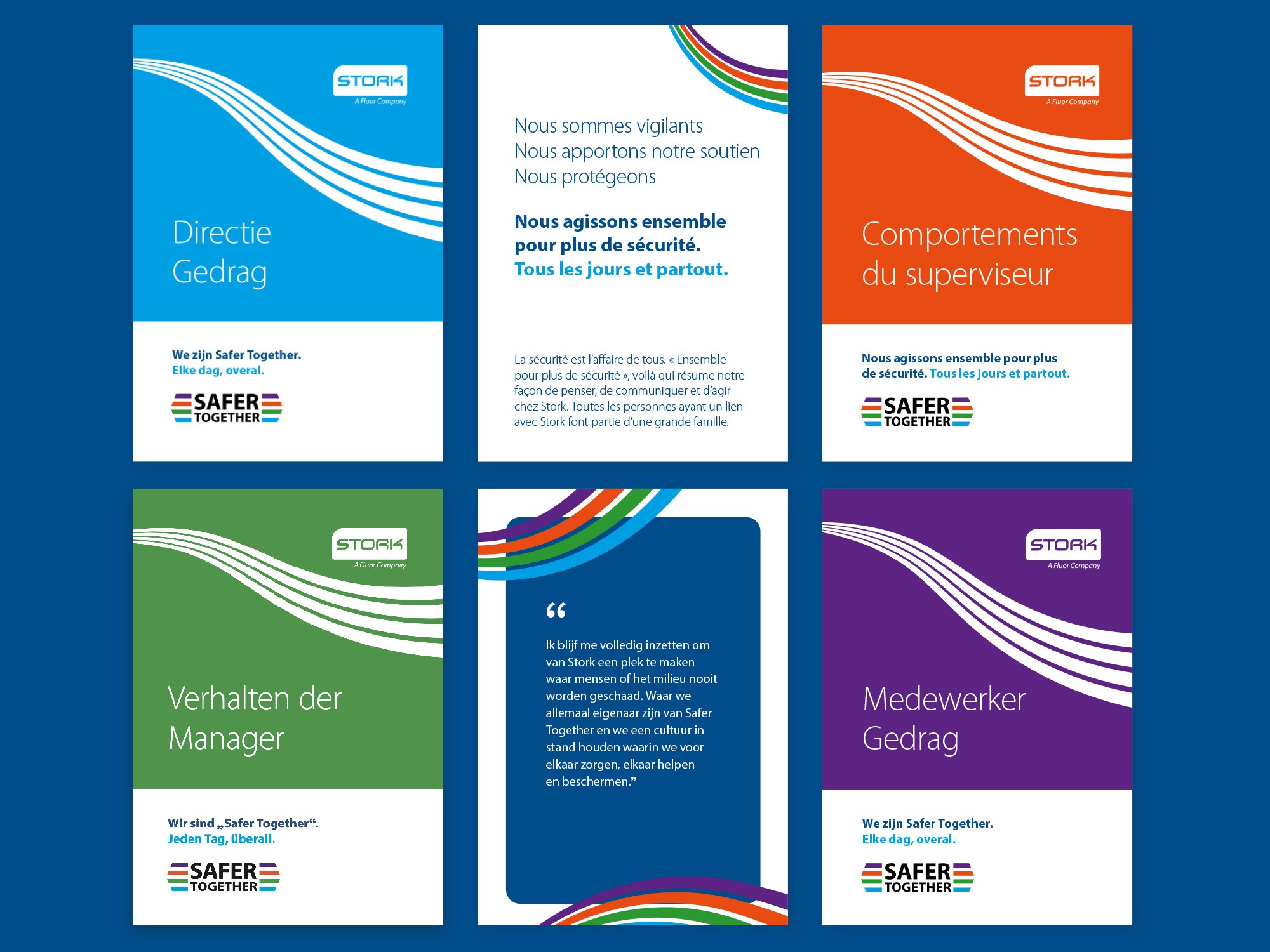 Safety cards in different languages