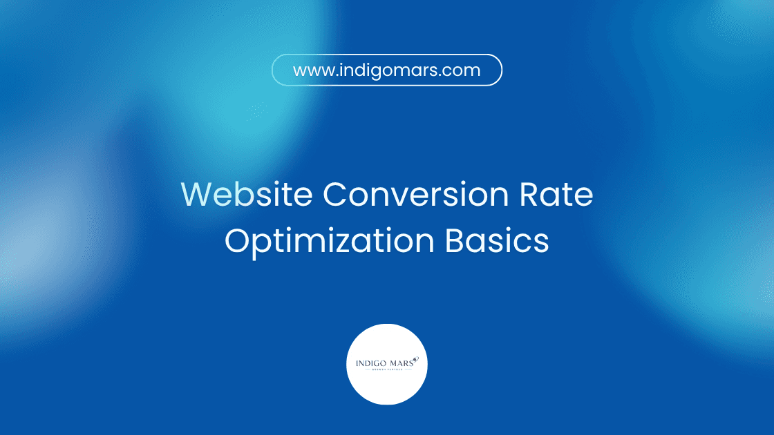 Website Conversion Rate Optimization Basics graphic