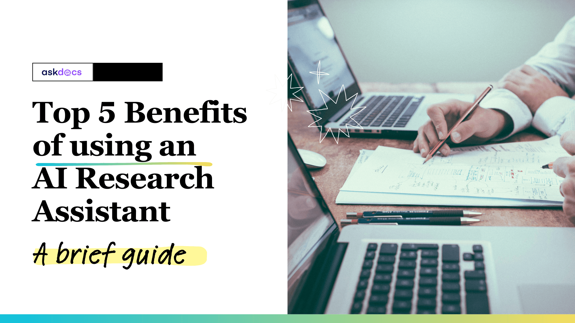 Photo by Scott Graham on Unsplash,  Top 5 Benefits of using an AI Research Assistant