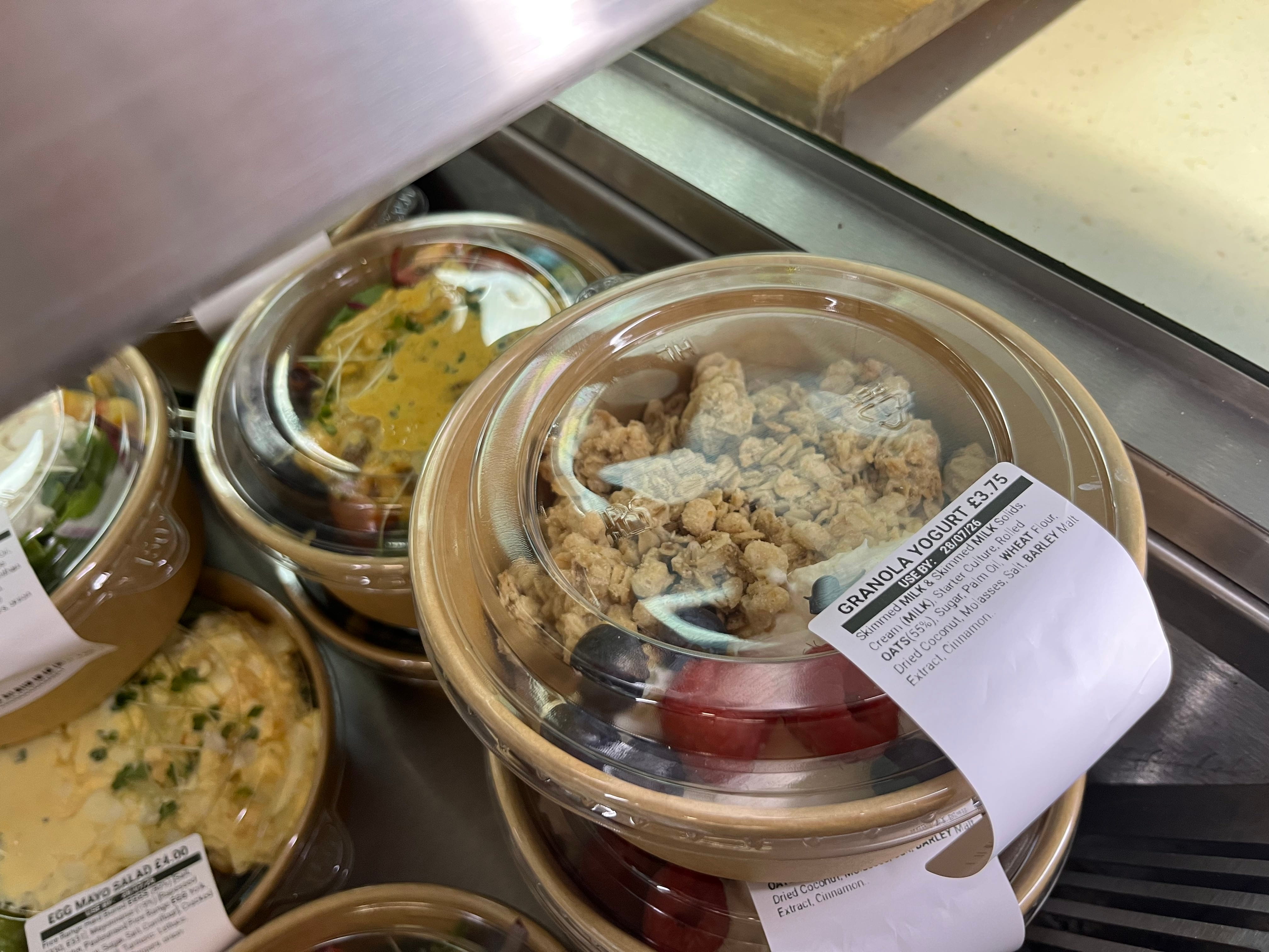 Granola bowl with Labl.it PPDS label