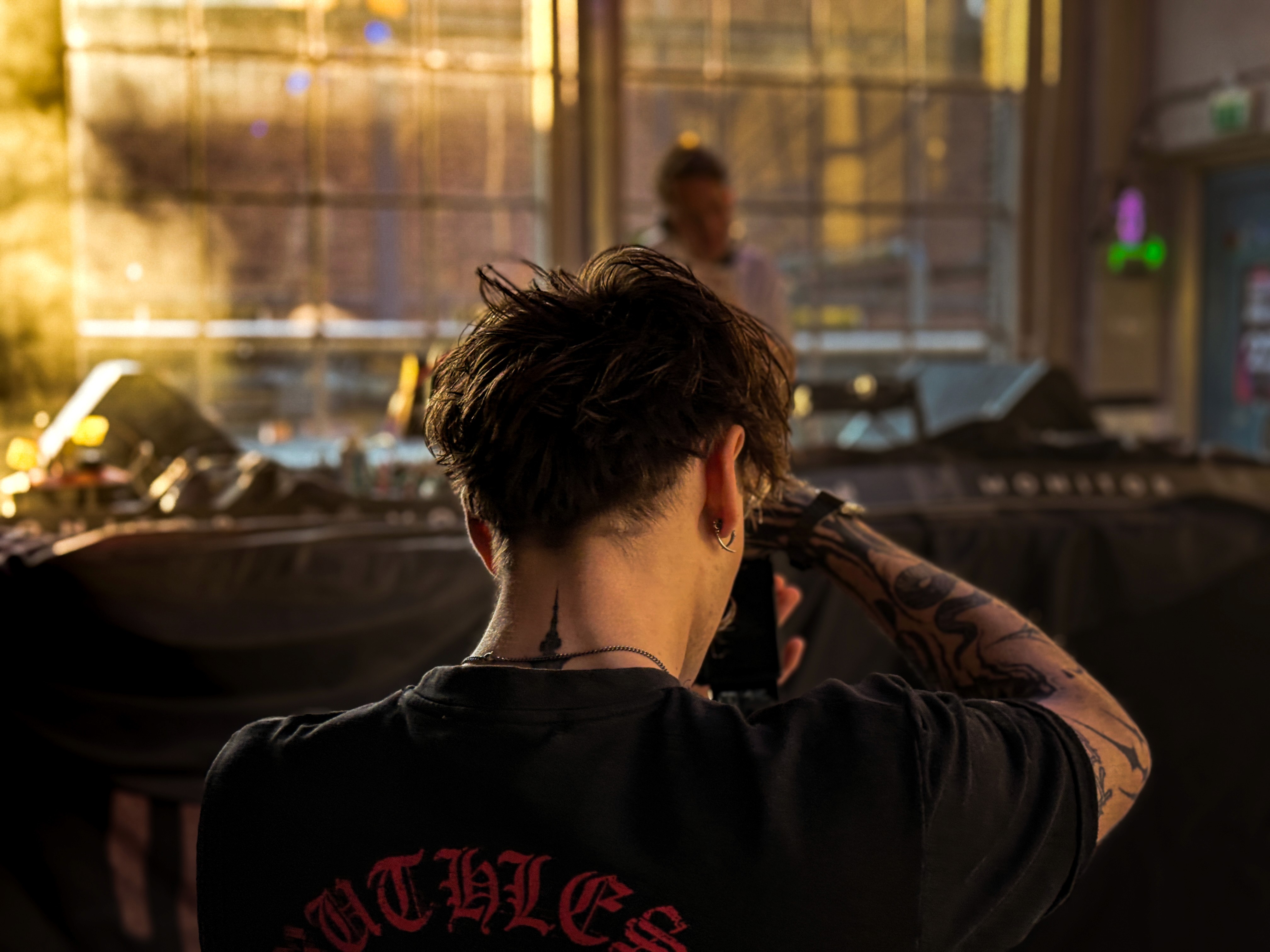 Portrait of portfolio creator – front view